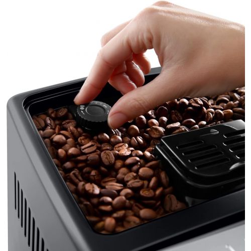 드롱기 De’Longhi DeLonghi Dinamica Plus ECAM 370.70.B Fully Automatic Coffee Machine with LatteCrema Milk System, Cappuccino & Espresso at the Push of a Button, 3.5 Inch TFT Touchscreen Colour Disp