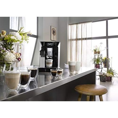 드롱기 De’Longhi DeLonghi eCAM 550.55. SB ECAM550.65.SB Coffee Machine, Autonomous, Fully Automatic, 2 Litres, Stainless Steel. Black and Silver, ECAM550.65.SB