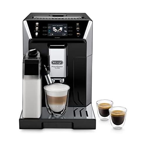 드롱기 De’Longhi DeLonghi eCAM 550.55. SB ECAM550.65.SB Coffee Machine, Autonomous, Fully Automatic, 2 Litres, Stainless Steel. Black and Silver, ECAM550.65.SB