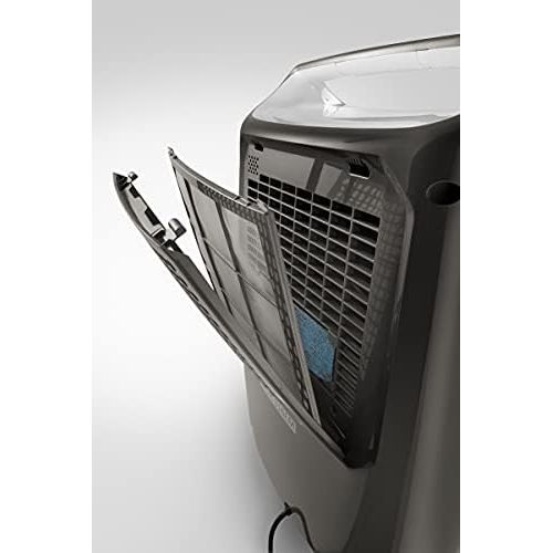 드롱기 De’Longhi DeLonghi AriaDry DEXD216F Dehumidifier, 16 Litres/24 Hour, Laundry Function, Double Filter Stage, Frost Protection, Integrated R of 300 W, Plastic, Grey