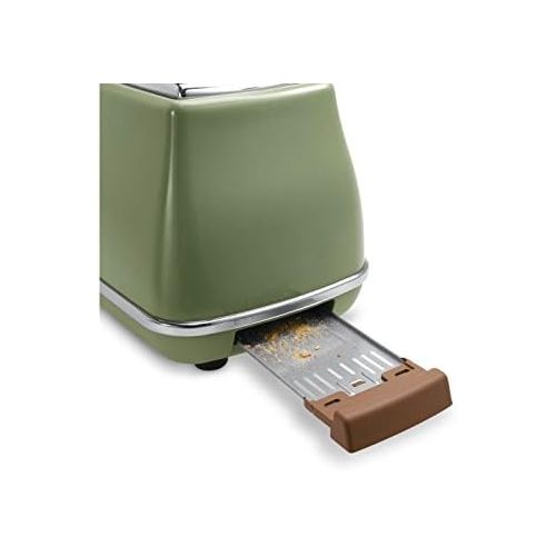 드롱기 De’Longhi DeLonghi CTOV 2103.BK Icona Vintage Toaster