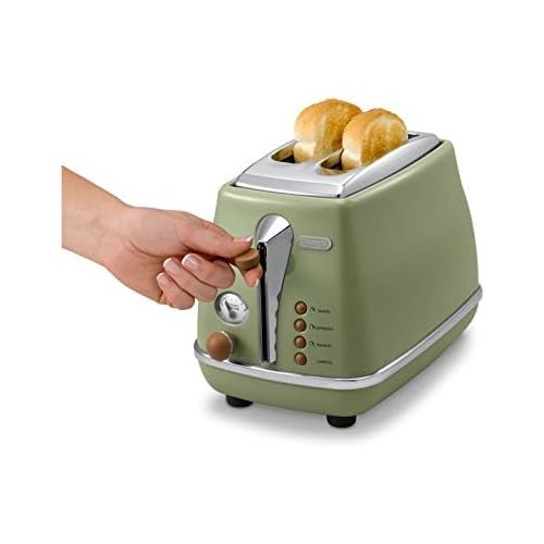 드롱기 De’Longhi DeLonghi CTOV 2103.BK Icona Vintage Toaster