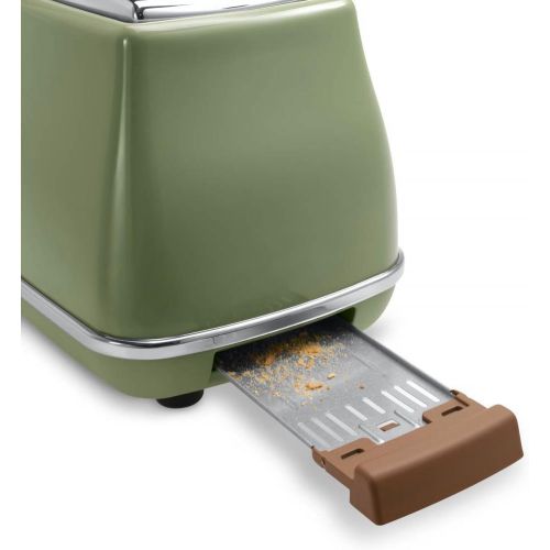 드롱기 De’Longhi DeLonghi CTOV 2103.BK Icona Vintage Toaster