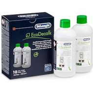 DeLonghi Original EcoDecalk DLSC502 Descaler for Coffee Machines and Fully Automatic Coffee Machines, Universal Limescale Remover for 10 Descaling Processes, Contains Natural Raw M