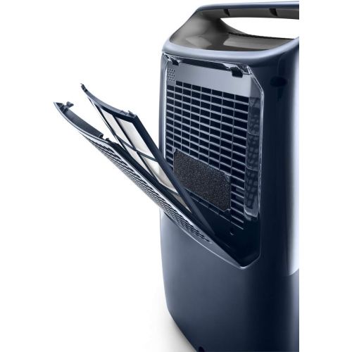 드롱기 De’Longhi DeLonghi Tasciugo Ariadry Multi DEX216F Dehumidifier & Air Purifier for Rooms up to 75 m³, Laundry Function, Suitable for Allergy Sufferers, Environmentally Friendly, Blue