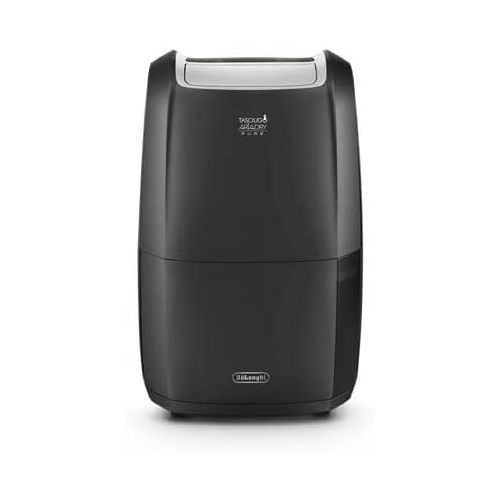 드롱기 De’Longhi DeLonghi Dehumidifier DDSX220WFA - Dehumidifier and Air Purifier for Rooms up to 90 m³, Laundry Function, Wi-Fi, Works with Alexa, Allergy Sufferers, 21 Litres/Day, Black