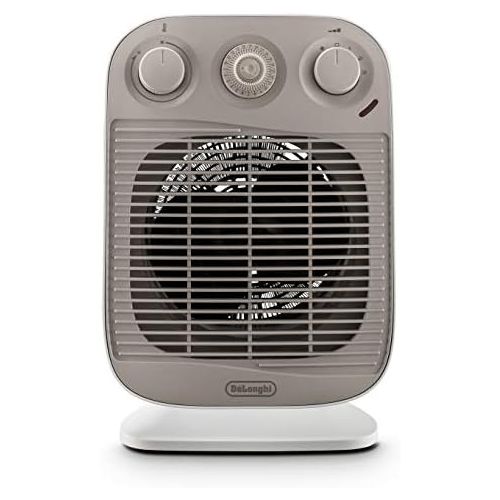 드롱기 De’Longhi DeLonghi hfs50d22 Vertical Edge Fan Heater White/Beige