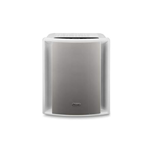 드롱기 Delonghi AC230 80 Watt Compact Air Purifier 5 Level Filtration and Ioniser - White/ Grey