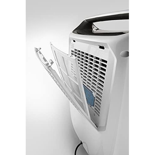 드롱기 De’Longhi DeLonghi Tasciugo AriaDry Multi DEXD214F Dehumidifier and Air Purifier for Rooms up to 65 m³, Laundry Function, Certified for Allergy Sufferers, 14 Litres/Day, White