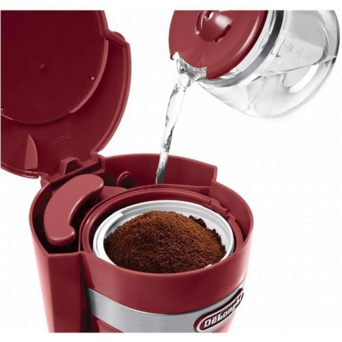 드롱기 De’Longhi DeLonghi Active Line ICM 14011.R Filter Machine Red / Stainless Steel