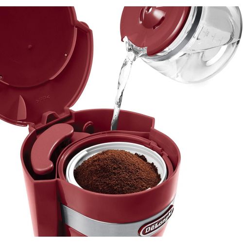 드롱기 De’Longhi DeLonghi Active Line ICM 14011.R Filter Machine Red / Stainless Steel