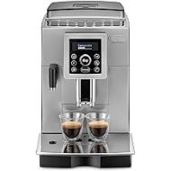 DeLonghi ECAM 23.460.SB Fully Automatic Coffee Machine (15 Bar Pressure, Automatic Cappuccino System, Removable Water Tank 1.8 L, LCD Panel, Automatic Cleaning) Silver/Black
