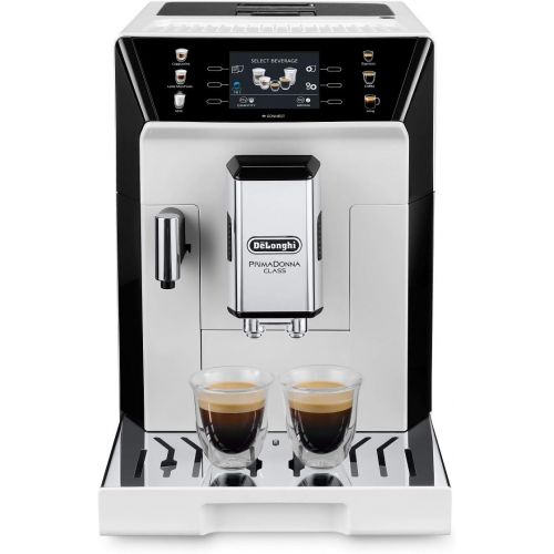 드롱기 De’Longhi DeLonghi PrimaDonna Class Fully Automatic Coffee Machine with Milk System, Cappuccino and Espresso at the Touch of a Button, 3.5 Inch TFT Colour Display and App Control