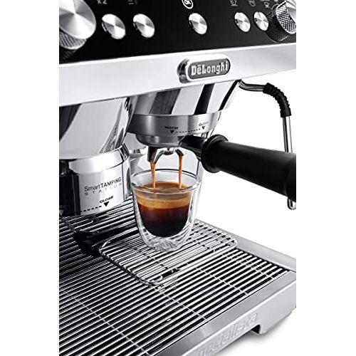 드롱기 DeLonghi La Specialista Prestigio EC 9355.M Espresso Machine, Portafilter Machine with Smart Functions and Professional Milk Frothing Nozzle, Stainless Steel