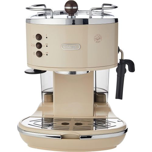 드롱기 De’Longhi DeLonghi Icona Vintage ECOV 311.BG, manual espresso machine, 1100 W, plastic, beige