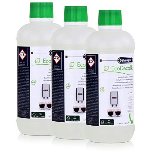 드롱기 3 x Delonghi SER 3018 EcoDecalk Descaler for Fully Automatic Coffee Machines 500 ml