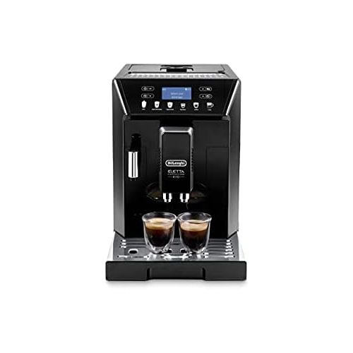 드롱기 De’Longhi DeLonghi Eletta Evo ECAM 46.860.B Fully Automatic Coffee Machine with LatteCrema Milk System Black & Original Water Filter DLSC002 - Accessories for DeLonghi Fully Automatic Coffee