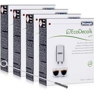 Delonghi EcoDecalk Mini Power Plus Descaler Cleaning Brush for Fully Automatic Coffee Machines Pack of 4