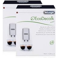 De’Longhi DeLonghi Eco Decalk Natural Coffee Machine Descaler Solution (Pack of 4 x 100 ml Fluid)
