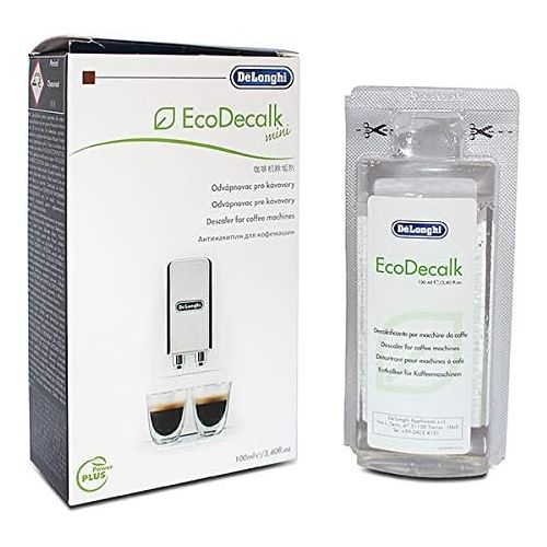 드롱기 De’Longhi DELONGHI 5513295981 EcoDecalk Coffee Machine Descaler for Mini Coffee Machines 100 ml