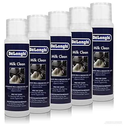 드롱기 Delonghi SER 3013 Milk Foam Nozzle Cleaner 250 ml for Fully Automatic Coffee Machines Pack of 5