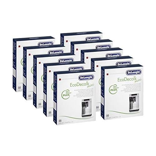 드롱기 드롱기 자동 커피머신용 리무버 DeLonghi Scale Remover, 10 Pack, EcoDecalk Mini 20x 100ml for Automatic Coffee Machines - No. 5513292821