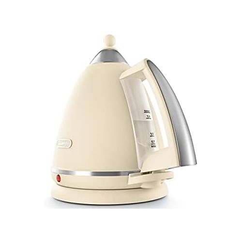 드롱기 De’Longhi DeLonghi Argento Flora Kettle KBX2016.BG | 1.7 L | Removable Limescale Filter | Jasmine Beige