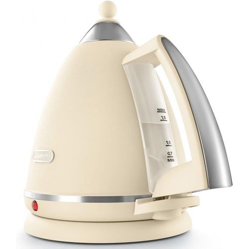 드롱기 De’Longhi DeLonghi Argento Flora Kettle KBX2016.BG | 1.7 L | Removable Limescale Filter | Jasmine Beige