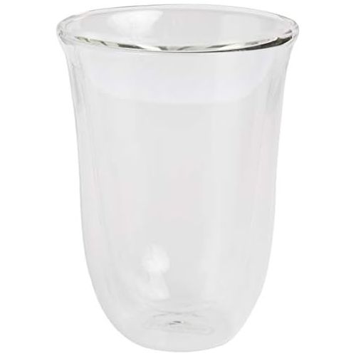 드롱기 De’Longhi Delonghi 5513214611 Coffee Glasses Transparent 220 ml Set of 2 Transparent 220 ml 117 mm