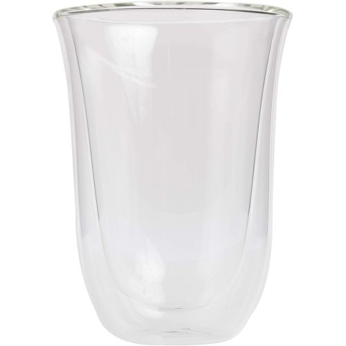 드롱기 De’Longhi Delonghi 5513214611 Coffee Glasses Transparent 220 ml Set of 2 Transparent 220 ml 117 mm