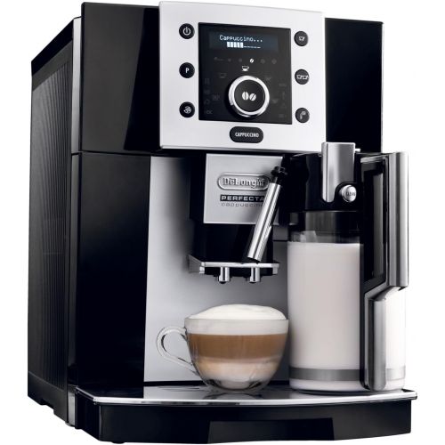 드롱기 DeLonghi Delonghi ESAM5500B Perfecta Digital Super Automatic Espresso Machine with Cappuccino Function, Black