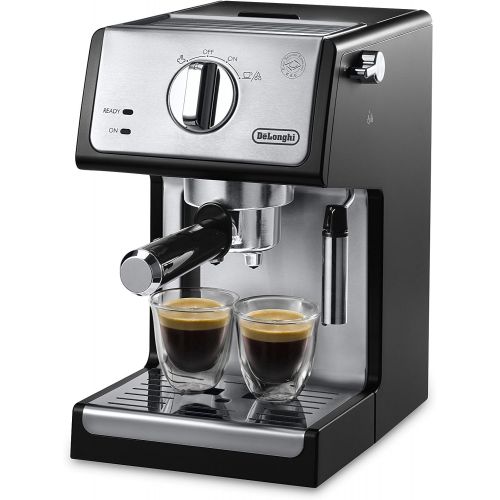 드롱기 DeLonghi ECP3420 15 Bar Pump Espresso and Cappuccino Machine, Black