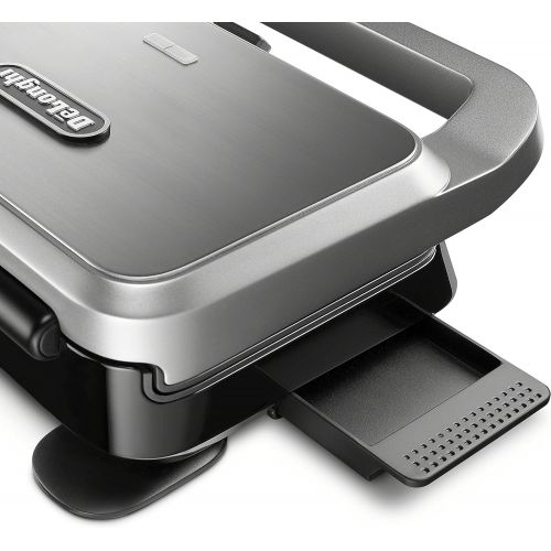 드롱기 DeLonghi SW13ABC.S Livenza Compact All Day Grill, 3 inches, Platinum