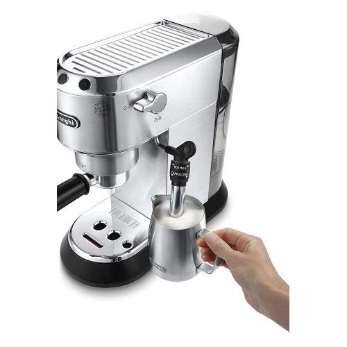 드롱기 DeLonghi Delonghi EC685.M DEDICA 15-Bar Pump Espresso Machine Coffee Maker, Stainless Steel, 220 Volts (Not for USA - European Cord)