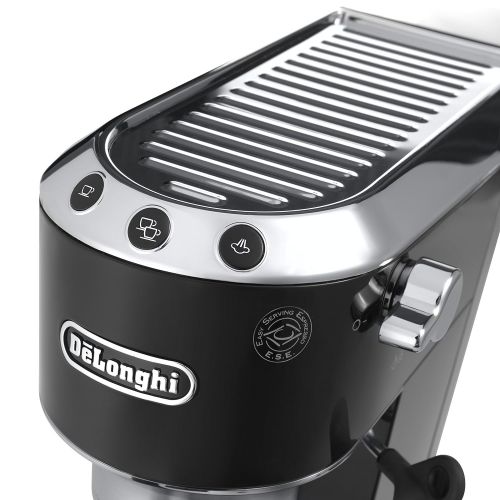 드롱기 DeLonghi America EC680B Dedica 15-Bar Pump Espresso Machine, Black