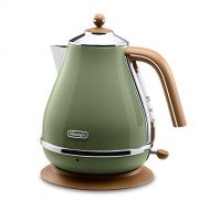DeLonghi Delonghi Electric kettle (1.0L)「ICONA Vintage Collection」 KBOV1200J-GR (Olive green)【Japan Domestic genuine products】