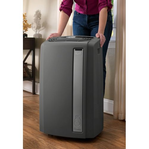 드롱기 DeLonghi Whisper Cool Portable Air Conditioner, 550 sq. ft, Light Gray