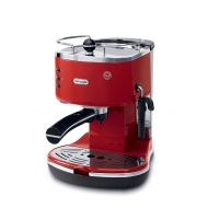 DeLonghi ECO-301.R Cafetera Tipo Barista Acero, color Rojo