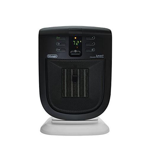 드롱기 DeLonghi DCH5915ER Ceramic Compact Heater, 5 lbs, White with Black