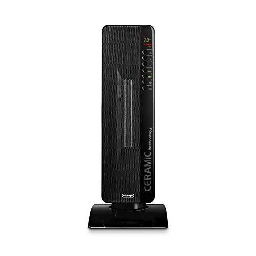 드롱기 DeLonghi TCH8093ERSB Ceramic Tower Heater, 11w x 11d x 28h, Black