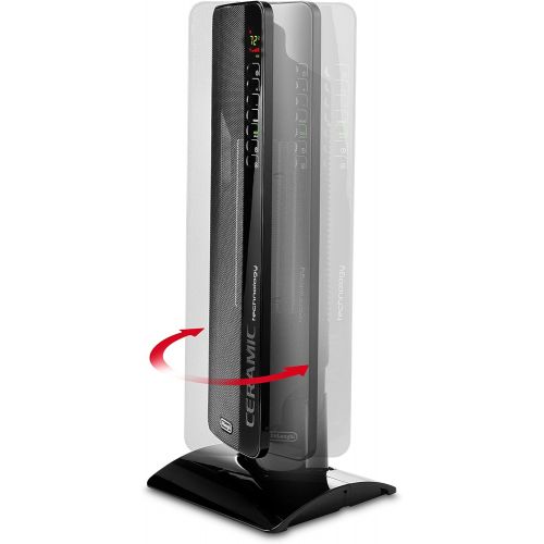 드롱기 DeLonghi TCH8093ERSB Ceramic Tower Heater, 11w x 11d x 28h, Black