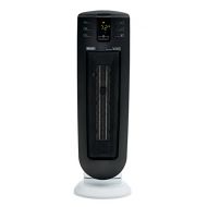 DeLonghi Ceramic Tower Heater, Quiet 1500W, Digital Adjustable Thermostat, 3 Heat Settings, Timer, Remote Control, ECO Energy Saving Mode, Safety Features, 24, Dark Gray, TCH7915ER