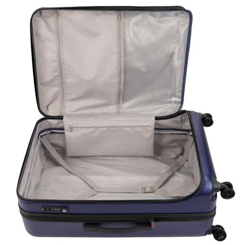  Delsey DELSEY Paris Luggage Cruise Lite Hardside 29 inch Expandable Spinner Suitcase with Lock, Blue