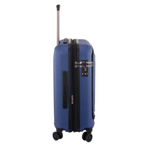  Delsey DELSEY Paris Luggage Cruise Lite Hardside Carry On Expandable Spinner Suitcase with Front Pocket & Lock, Blue