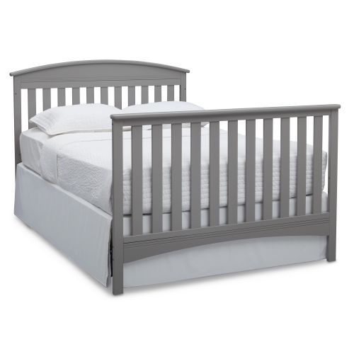  Delta Children Abby 4-in-1 Convertible Crib, Grey by Delta Children