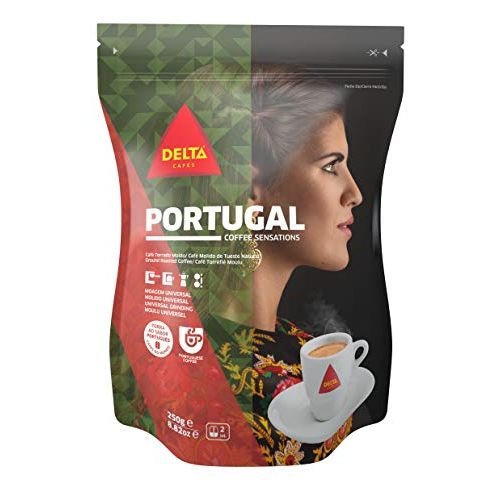  Delta Ground Roasted Coffee PORTUGAL for Espresso Machine or Bag 250g