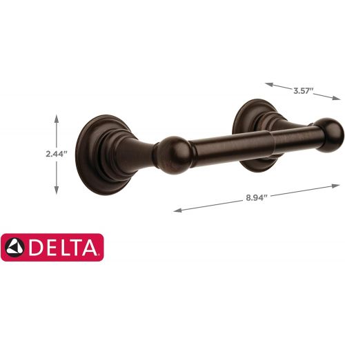  Delta Faucet Bath Accessories PRO63-VBR Providence 3-Piece Bathroom Sets with Adjustable Towel Rack (18-24), SpotShield Venetian Bronze