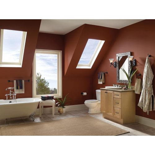  Delta Faucet Bath Accessories PRO63-VBR Providence 3-Piece Bathroom Sets with Adjustable Towel Rack (18-24), SpotShield Venetian Bronze