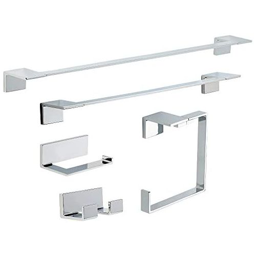  Delta Faucet 77750 Vero Toilet Paper Holder, 3.63 x 6.00 x 2.21 inches, Polished Chrome