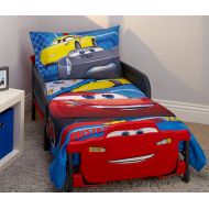 Delta Disney Cars Rusteze Racing Team 4 Piece Toddler Bedding Set, Blue/Red/Yellow/White